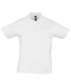 11377 Prescott SOL'S Prescott Cotton Jersey Polo Shirt White colour image
